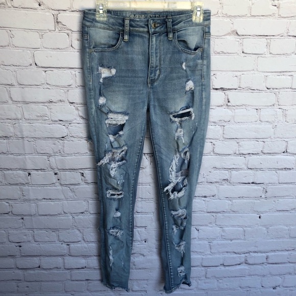 American Eagle Super Hi Rise Jeggings - Picture 2 of 6